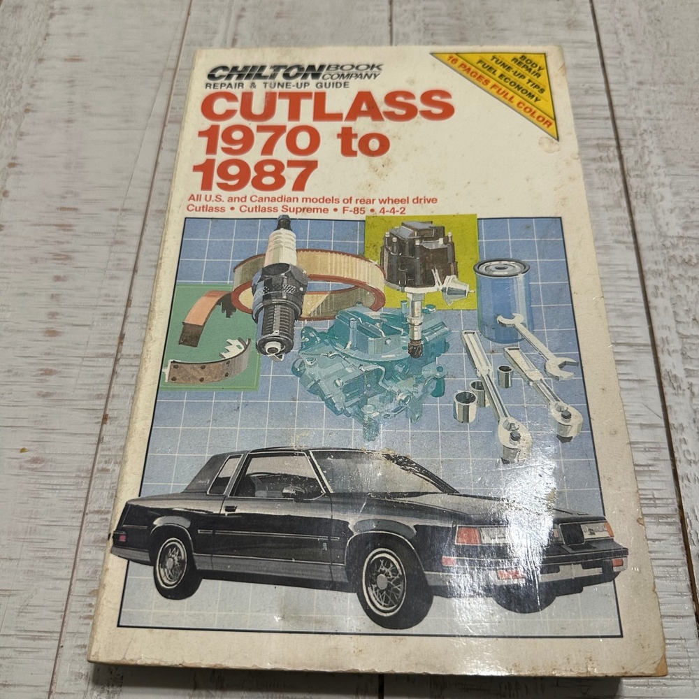 Chilton Repair Manual Oldsmobile Cutlass 1970-1987 Supreme F-85 442 Guide